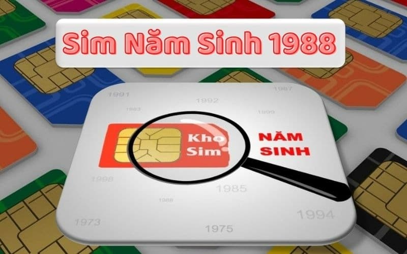 Như thế nào là sim năm sinh 1988