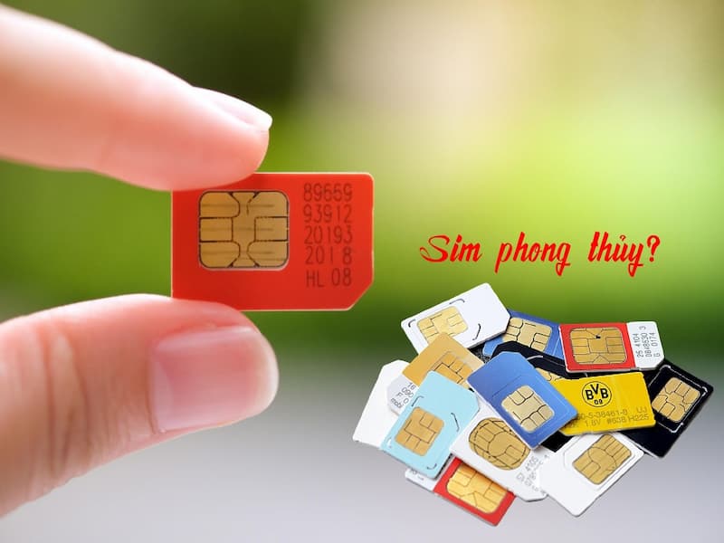 Phong thủy và trật tự sắp xếp cũng quyết định đến giá sim