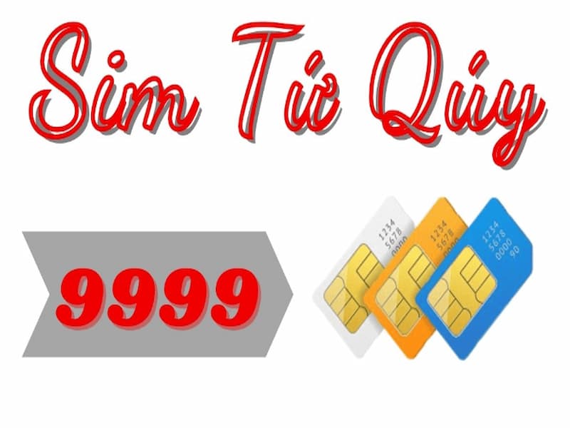 Có 2 dạng sim tứ quý 9 hiện nay