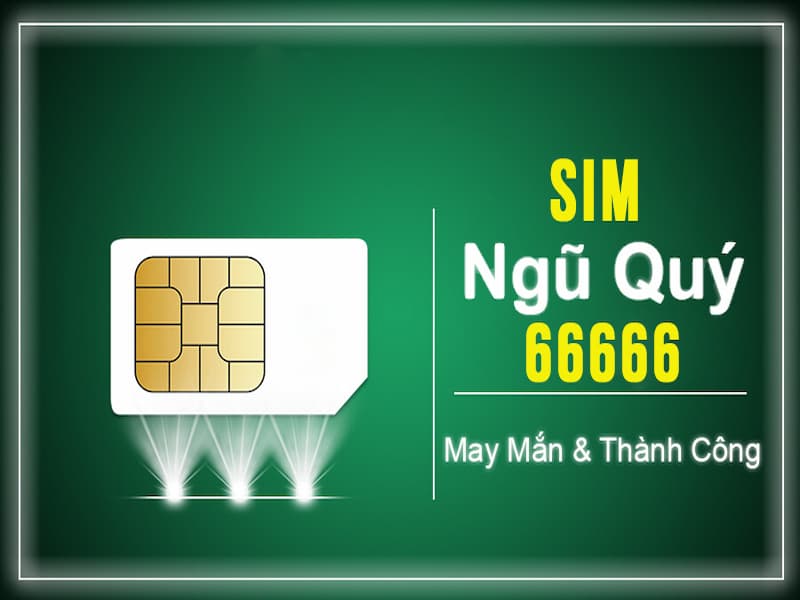 Sim ngũ quý đem lại tài lộc và may mắn cho chủ nhân sử dụng