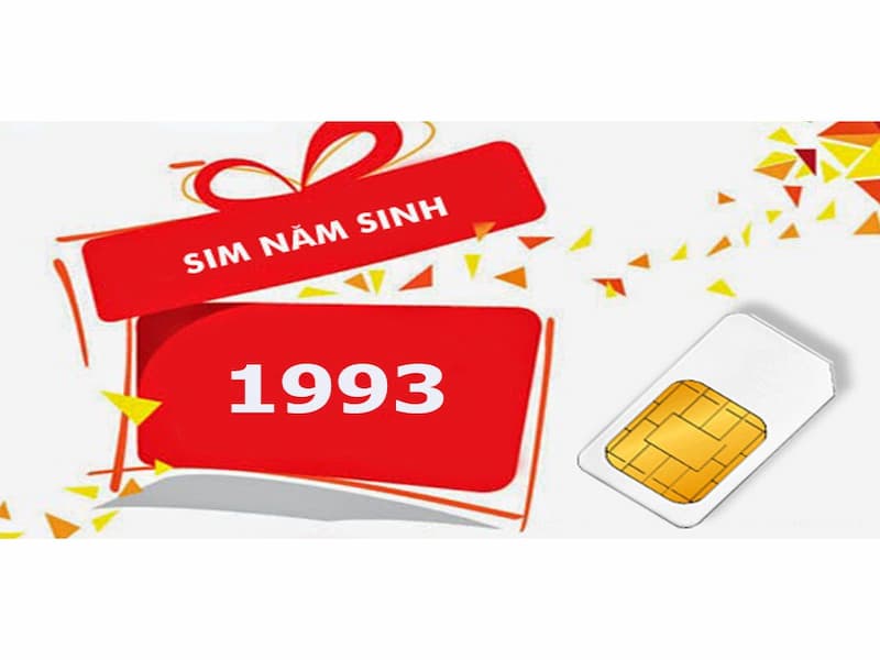 Sim 1993 được cấu tạo từ 4 số trùng khớp với năm sinh tuổi Quý Dậu