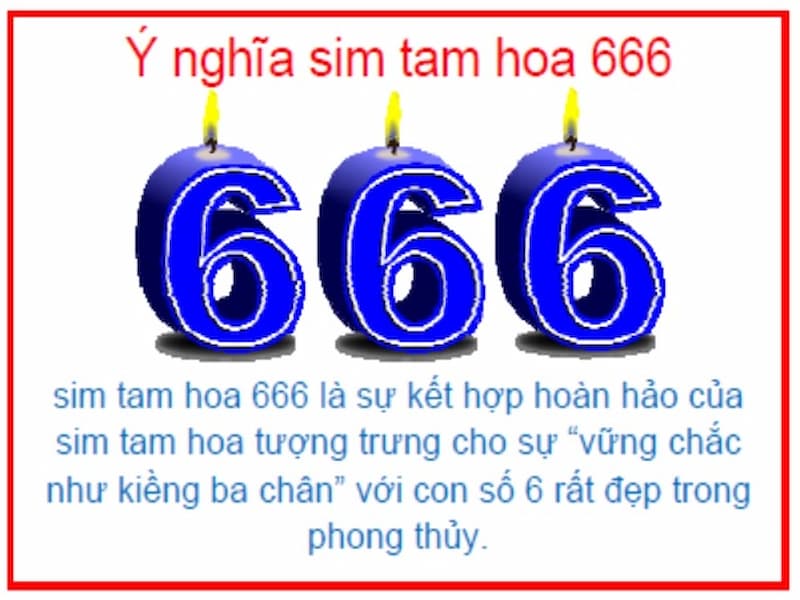 Ý nghĩa của số điện thoại có số 666 với chủ nhân