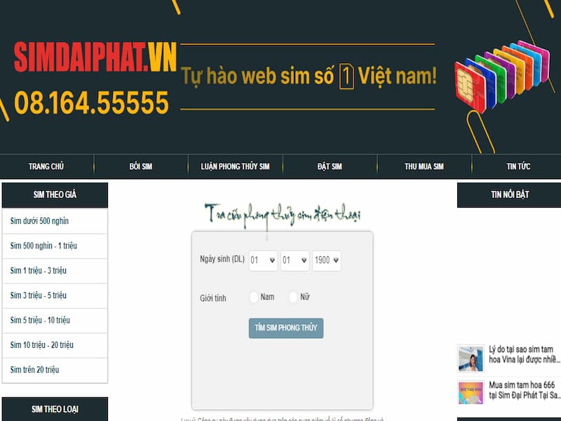 Simdaiphat là điểm đến được nhiều người tin tưởng