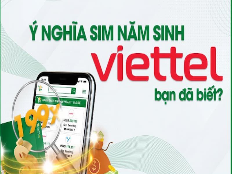Việc sử dụng sim năm sinh như một dấu mốc quan trọng của ai đó