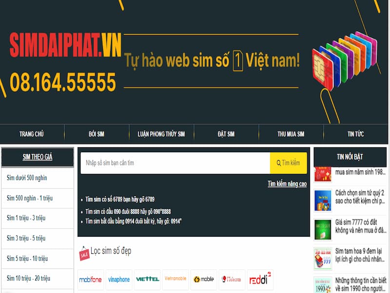 Chọn địa chỉ mua sim ngũ quý uy tín