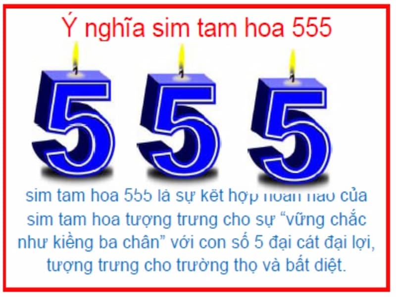 Chủ thuê bao chưa tam 5 luôn gặp được những điều may mắn trong cuộc sống