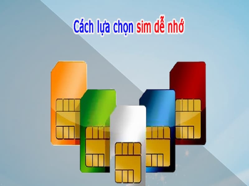 Cách chọn sim dễ nhớ cho cá nhân