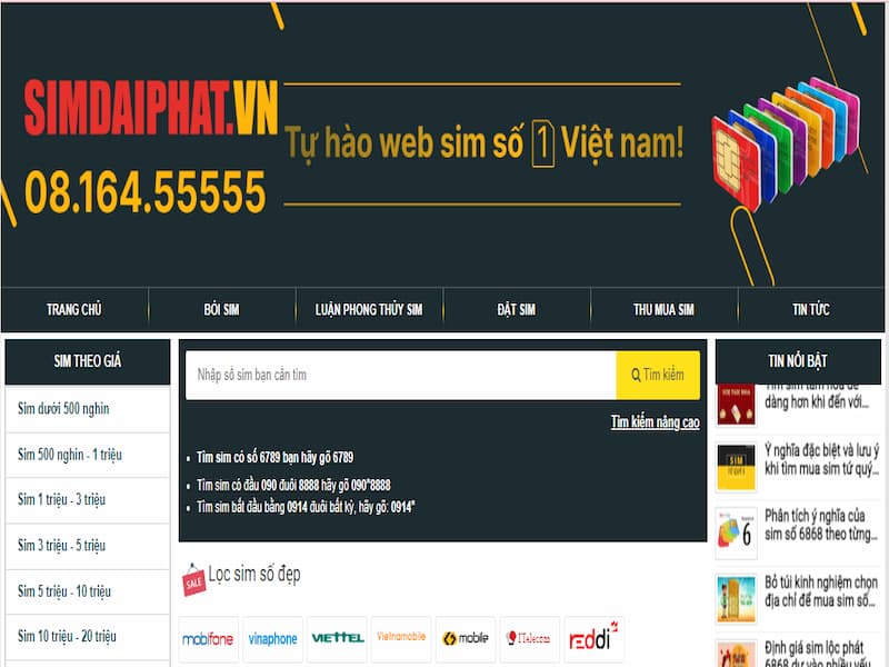 Mua sim dễ nhớ ở những đơn vị mua bán sim uy tín