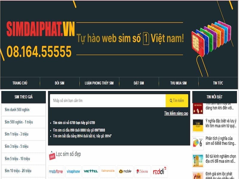 Mua sim thần tài 3979 ở Sim Hay