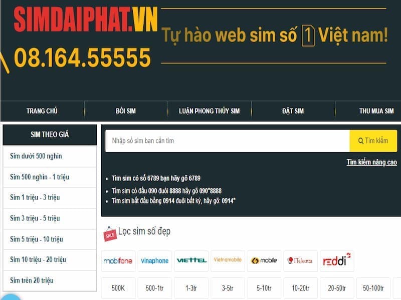 Mua sim ở những địa chỉ uy tín, đáng tin cậy