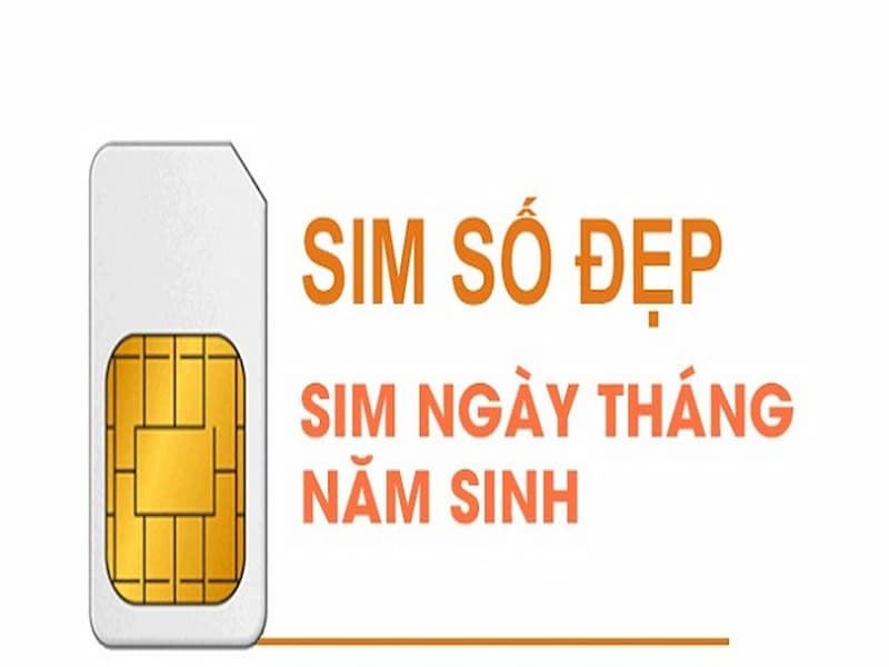 Sim ngày tháng năm sinh có chứa các số trùng với mốc thời gian ra đời của bạn