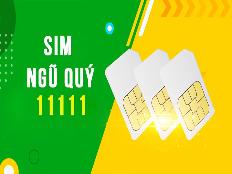  Sim 11111 hay còn được gọi là sim ngũ quý 1