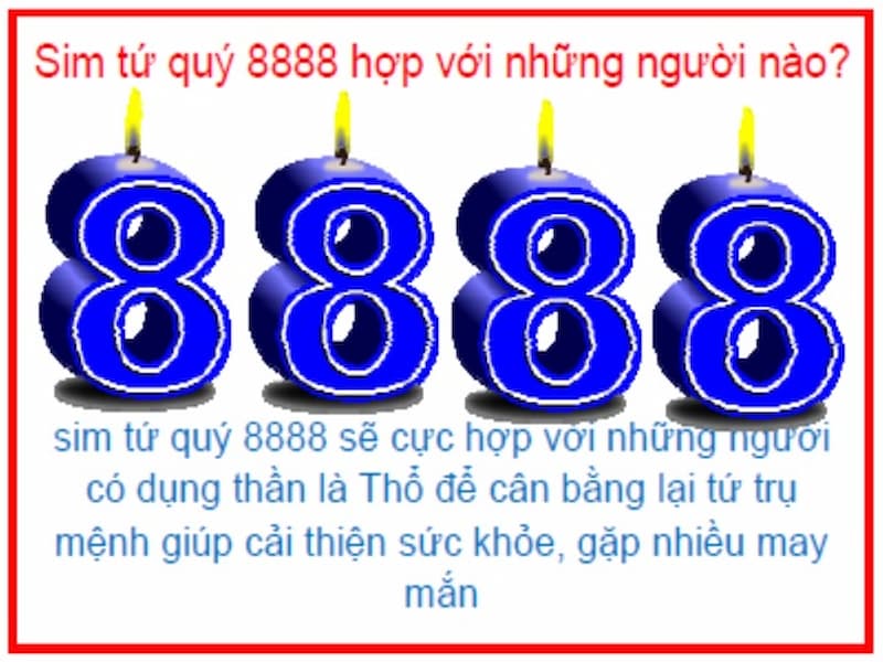 Có nhiều cách để chọn được số sim tứ quý 8 đẹp