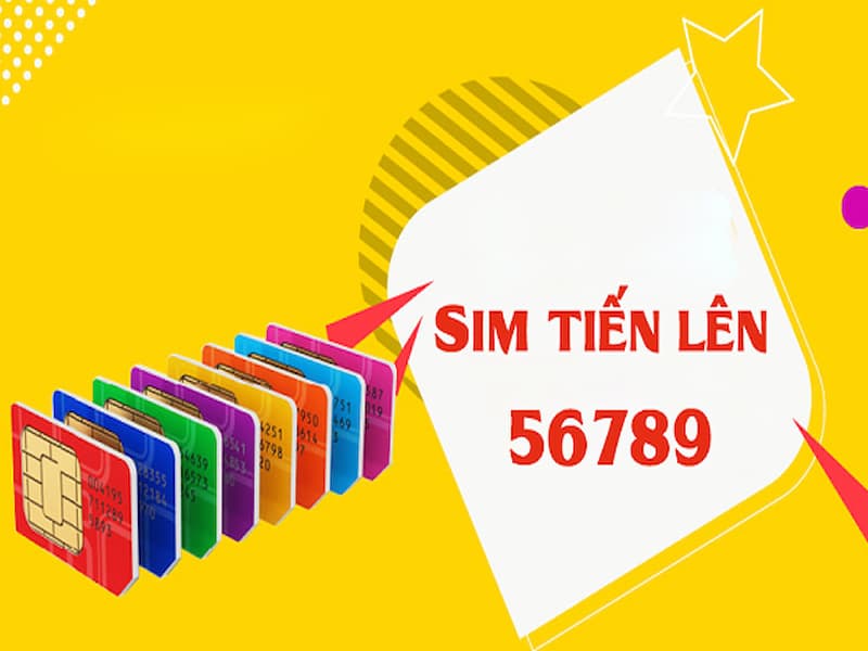 Sim tiến lên gồm có 5 chữ số