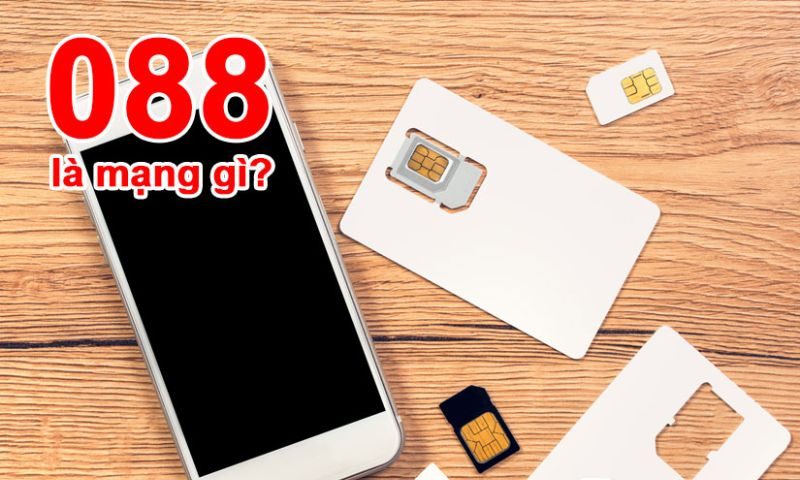 Sim đầu số 088 đang chịu sự quản lý của nhà mạng VinaPhone