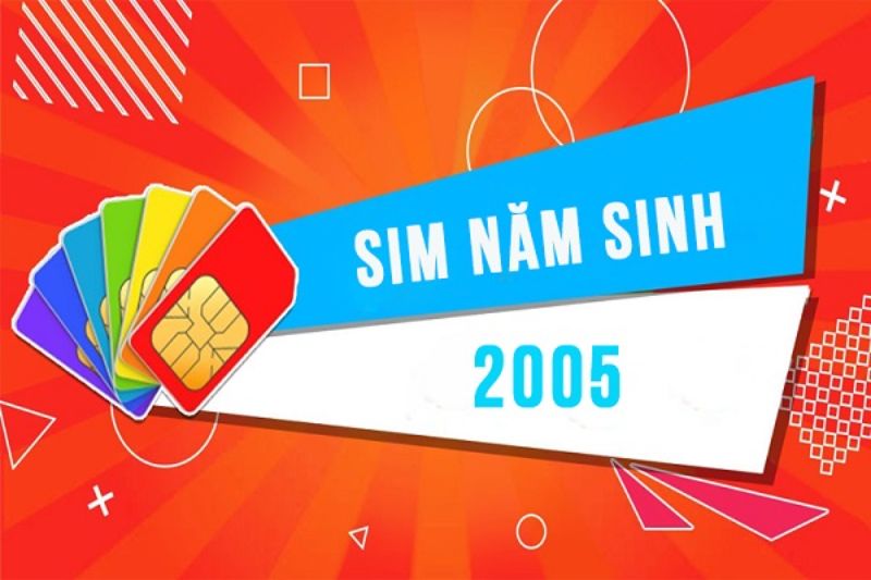 Sim năm sinh 2005 là một dòng sim thông thường
